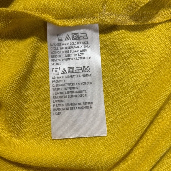 Lounge Bright Yellow Cardigan - Picture 6 of 7